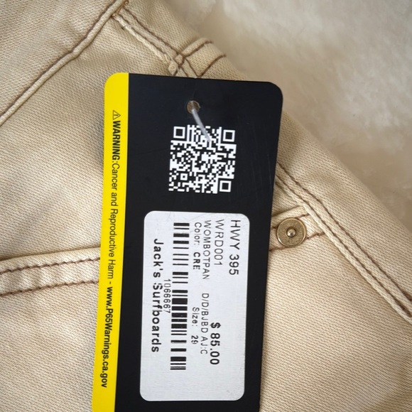 Roark Women's Beige Straight Leg Jeans - Picture 8 of 8